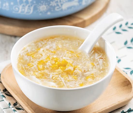 Sweet corn&chicken soup 鸡蓉玉米羹